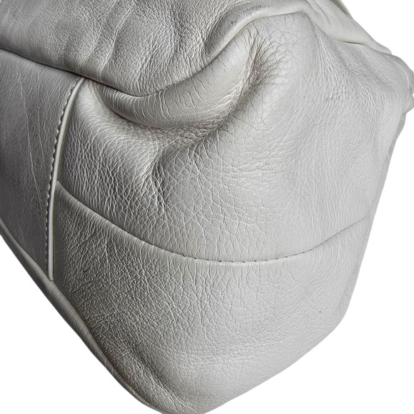 Coach Campbell Large Hobo White Leather F24686 - Picture 7 of 15